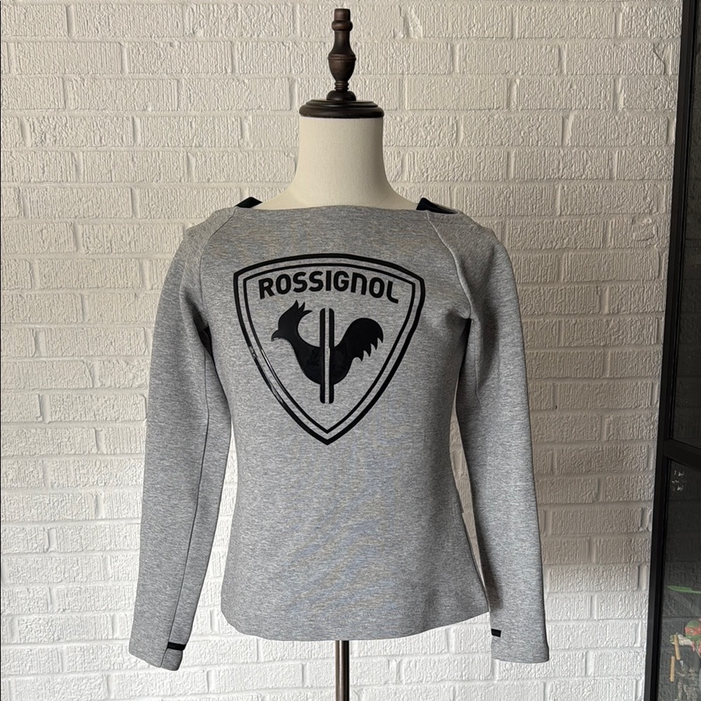 Rossignol Women’s Gray Sweatshirt with Black Logo